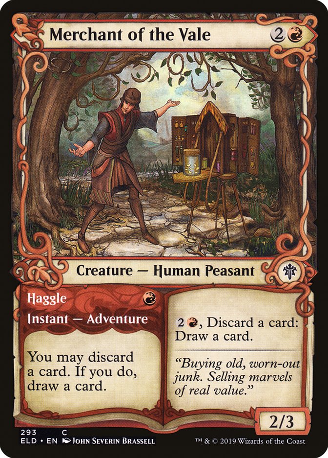 Merchant of the Vale // Haggle (Showcase) [Throne of Eldraine] | Total Play