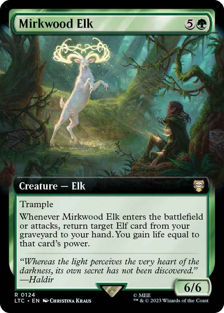 Mirkwood Elk (Extended Art) [The Lord of the Rings: Tales of Middle-Earth Commander] | Total Play