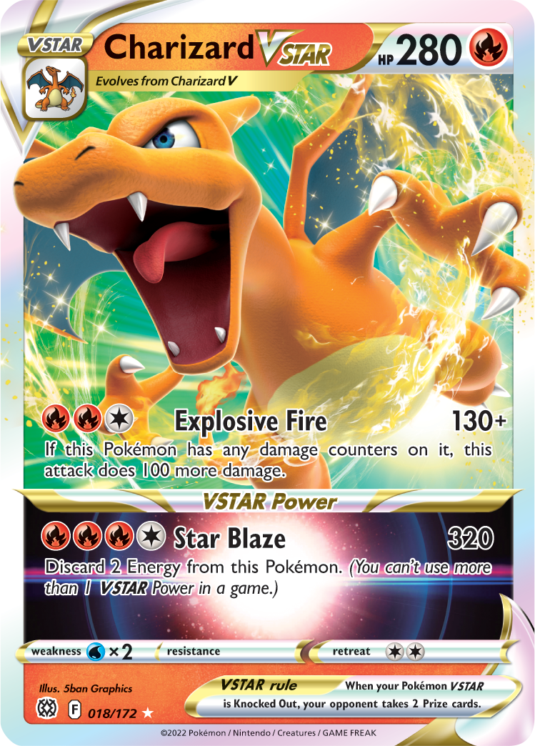 Charizard VSTAR (018/172) [Sword & Shield: Brilliant Stars] | Total Play
