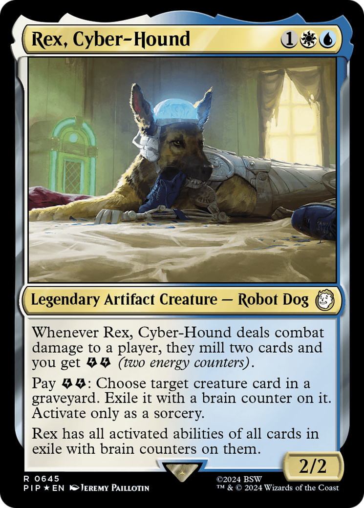 Rex, Cyber-Hound (Surge Foil) [Fallout] | Total Play