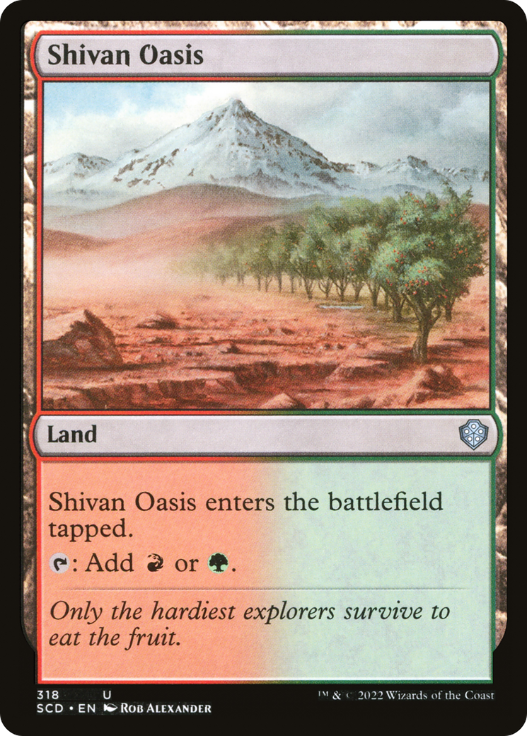 Shivan Oasis [Starter Commander Decks] | Total Play