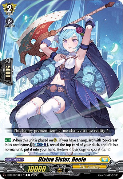 Divine Sister, Benie (D-BT06/089EN) [Blazing Dragon Reborn] | Total Play