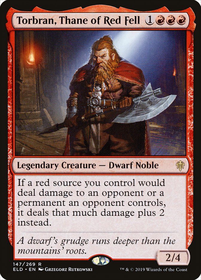 Torbran, Thane of Red Fell [Throne of Eldraine] | Total Play