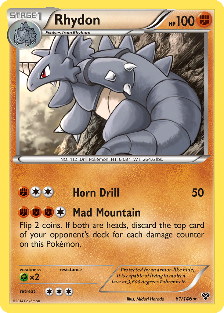 Rhydon (61/146) [XY: Base Set] | Total Play