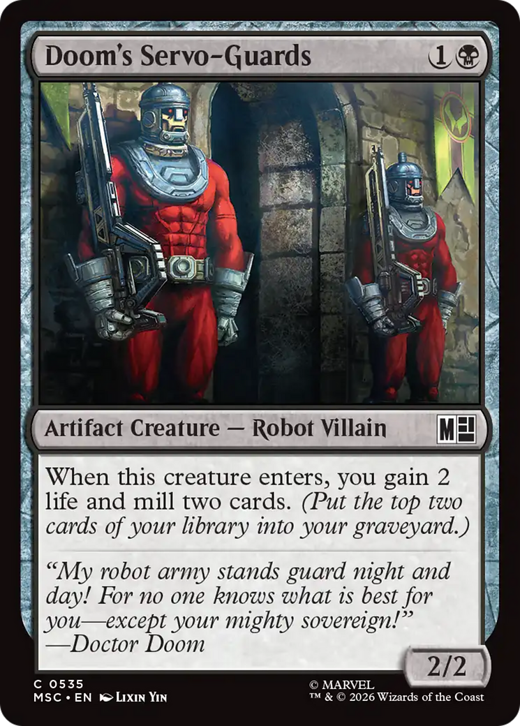 Doom's Servo-Guards [Marvel Super Heroes Commander] | Total Play