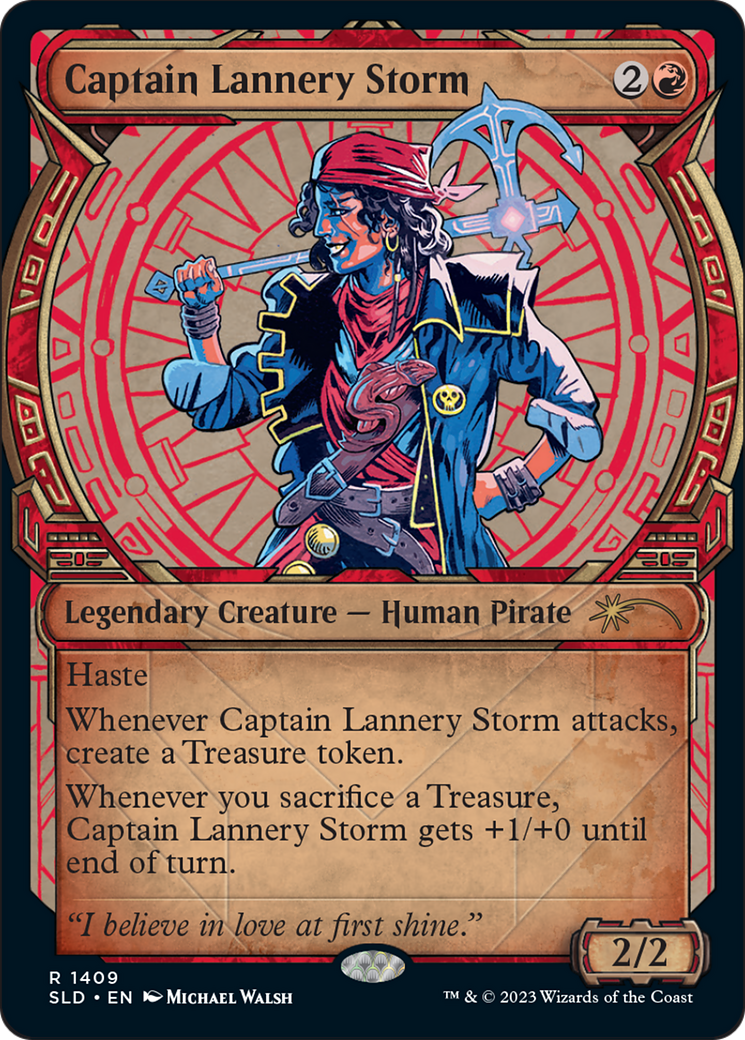 Captain Lannery Storm (Rainbow Foil) [Secret Lair Drop Series] | Total Play