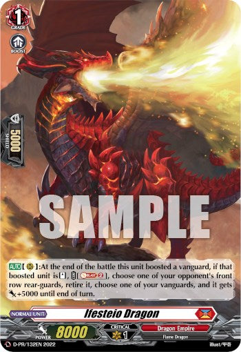 Ifesteio Dragon (D-PR/132EN) [D Promo Cards] | Total Play