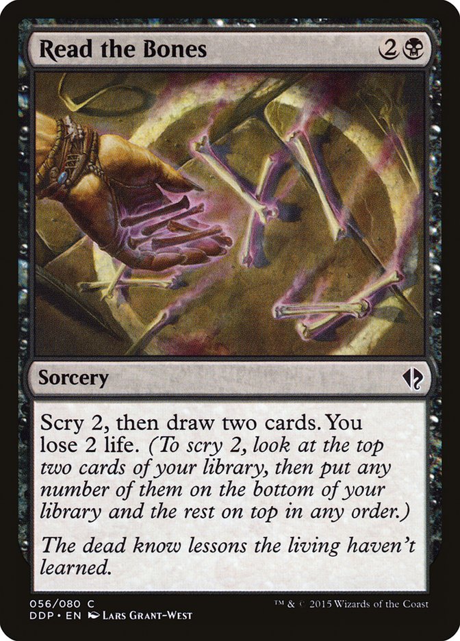 Read the Bones [Duel Decks: Zendikar vs. Eldrazi] | Total Play