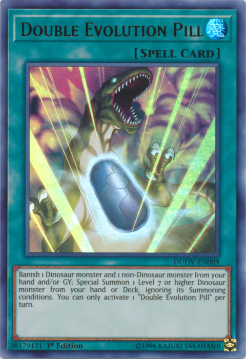 Double Evolution Pill [DUOV-EN089] Ultra Rare | Total Play