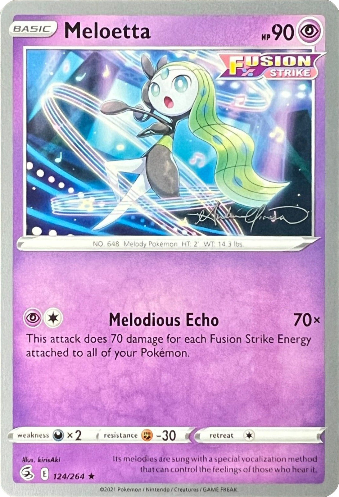 Meloetta (124/264) (The Shape of Mew - Andre Chiasson) [World Championships 2022] | Total Play