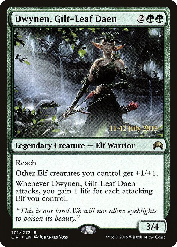 Dwynen, Gilt-Leaf Daen [Magic Origins Prerelease Promos] | Total Play