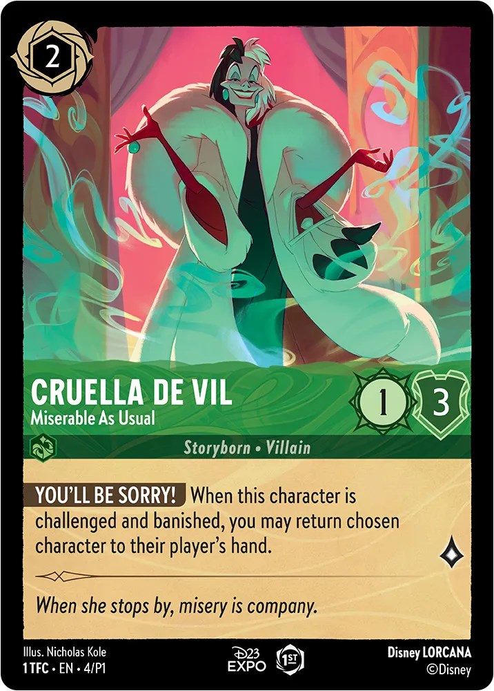 Cruella de Vil (4) [D23 Promos] | Total Play