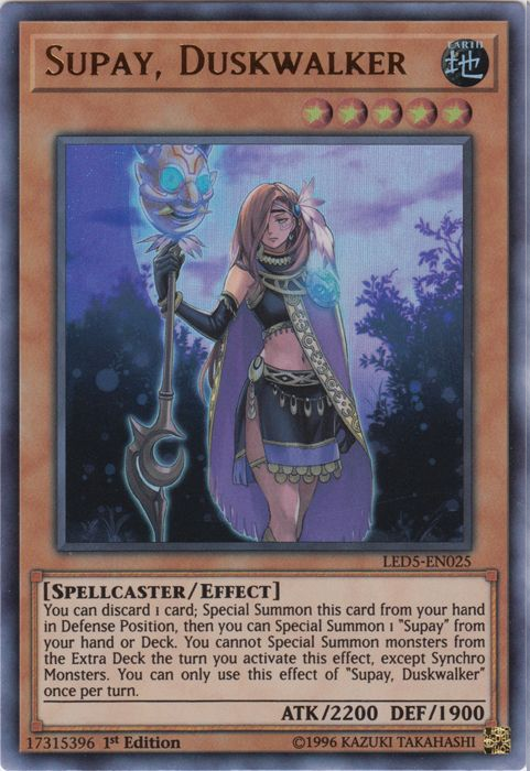 Supay, Duskwalker [LED5-EN025] Ultra Rare | Total Play