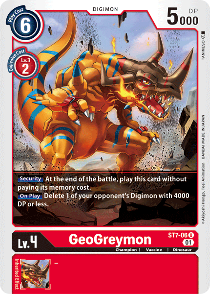 GeoGreymon [ST7-06] [Starter Deck: Gallantmon] | Total Play