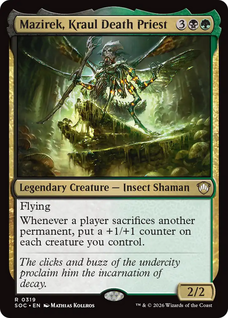 Mazirek, Kraul Death Priest [Secrets of Strixhaven Commander] | Total Play