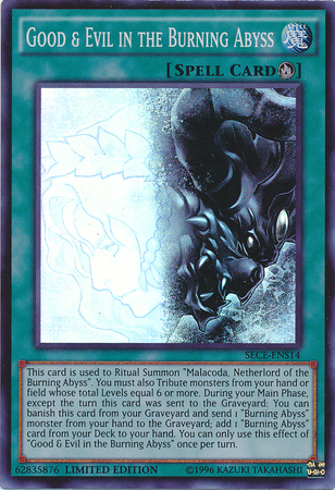 Good & Evil in the Burning Abyss [SECE-ENS14] Super Rare | Total Play
