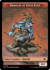 Gold // Kobolds of Kher Keep Double-Sided Token [Murders at Karlov Manor Commander Tokens] | Total Play