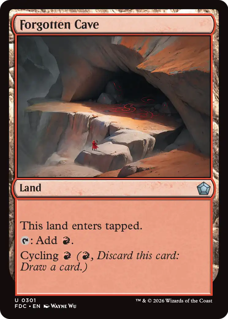 Forgotten Cave [Foundations Commander] | Total Play