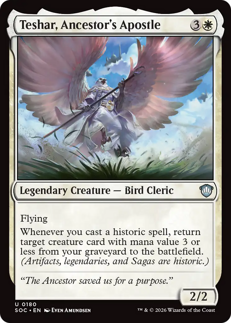 Teshar, Ancestor's Apostle [Secrets of Strixhaven Commander] | Total Play