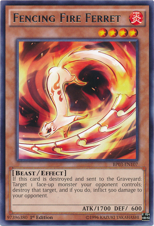 Fencing Fire Ferret [BP03-EN107] Rare | Total Play