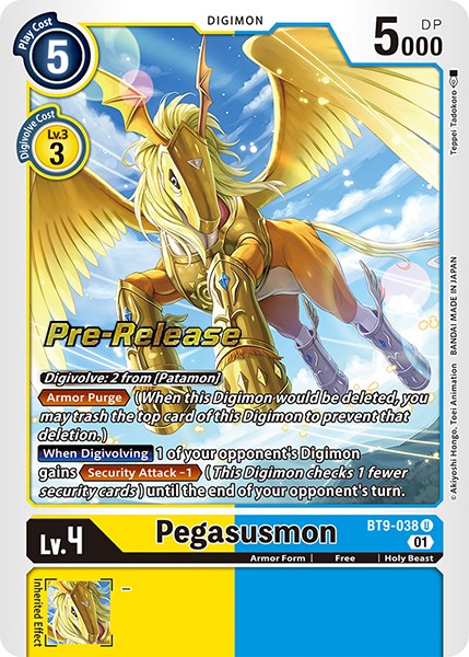 Pegasusmon [BT9-038] [X Record Pre-Release Promos] | Total Play