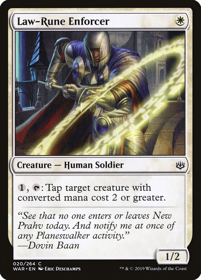 Law-Rune Enforcer [War of the Spark] | Total Play
