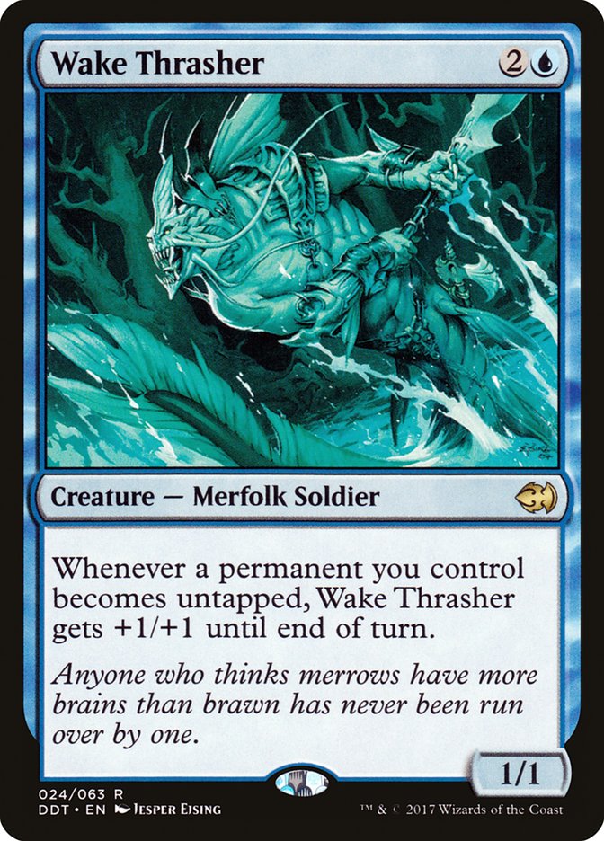 Wake Thrasher [Duel Decks: Merfolk vs. Goblins] | Total Play