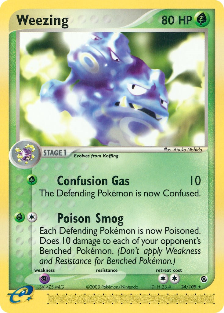 Weezing (24/109) [EX: Ruby & Sapphire] | Total Play