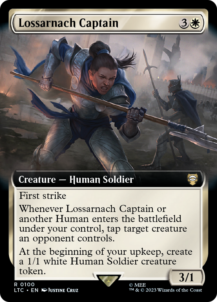 Lossarnach Captain (Extended Art) [The Lord of the Rings: Tales of Middle-Earth Commander] | Total Play