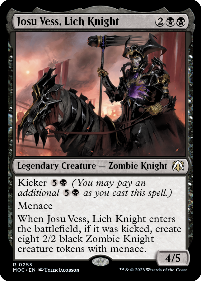 Josu Vess, Lich Knight [March of the Machine Commander] | Total Play