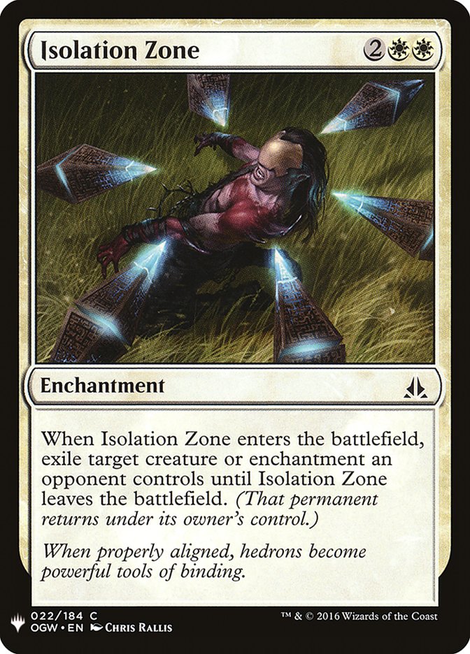 Isolation Zone [Mystery Booster] | Total Play