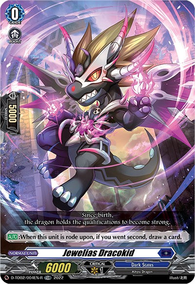 Jewelias Dracokid (D-TD02/004EN-R) [Michiru Hazama -Demonic Jewel Dragon of the Four Flames-] | Total Play