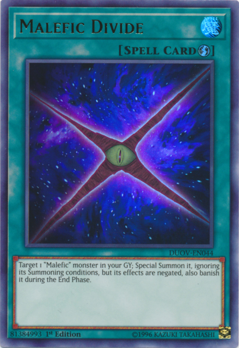 Malefic Divide [DUOV-EN044] Ultra Rare | Total Play
