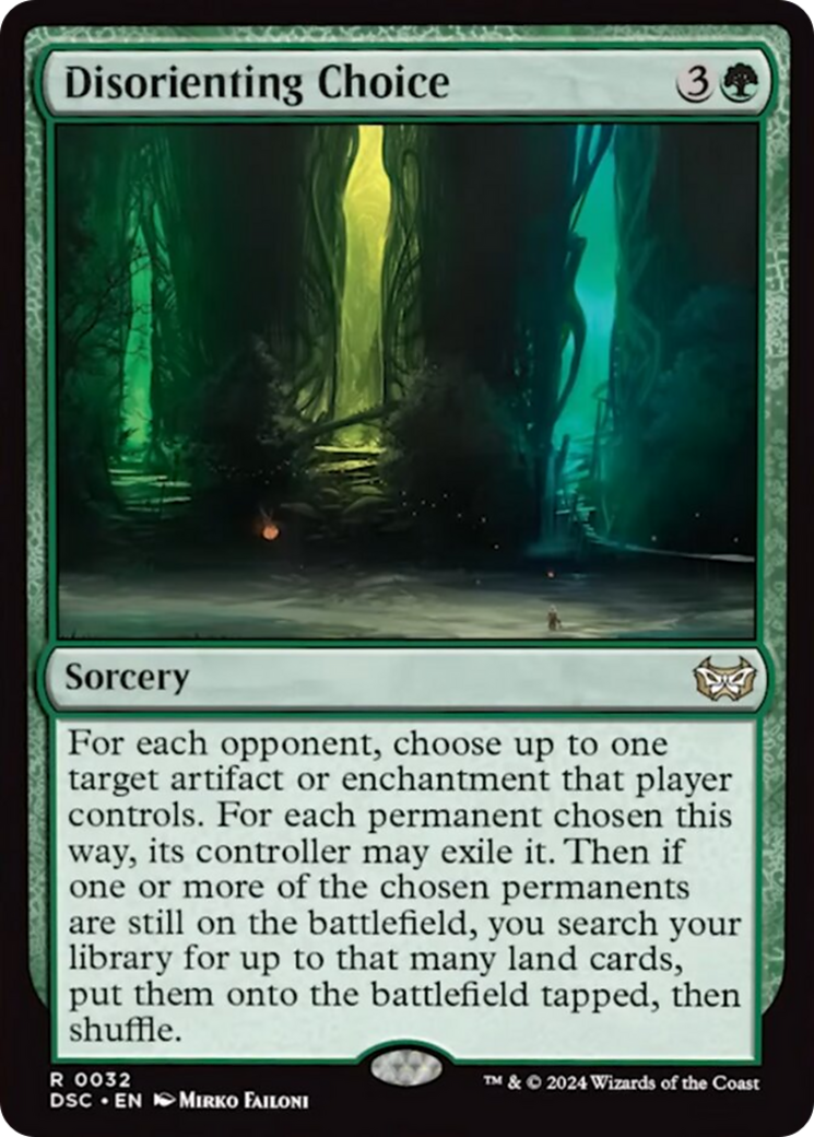 Disorienting Choice (Extended Art) [Duskmourn: House of Horror Commander] | Total Play