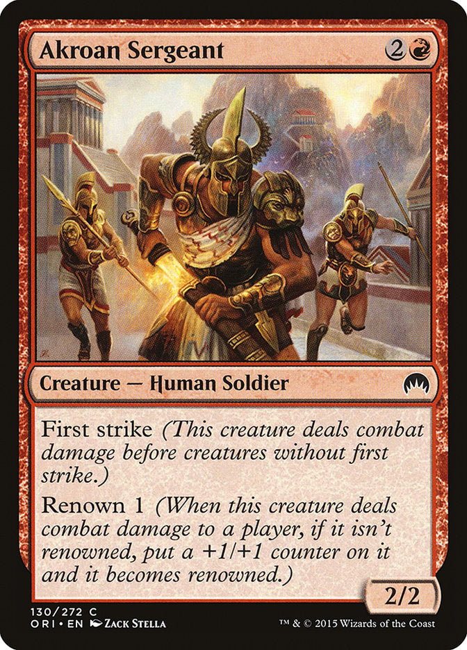 Akroan Sergeant [Magic Origins] | Total Play