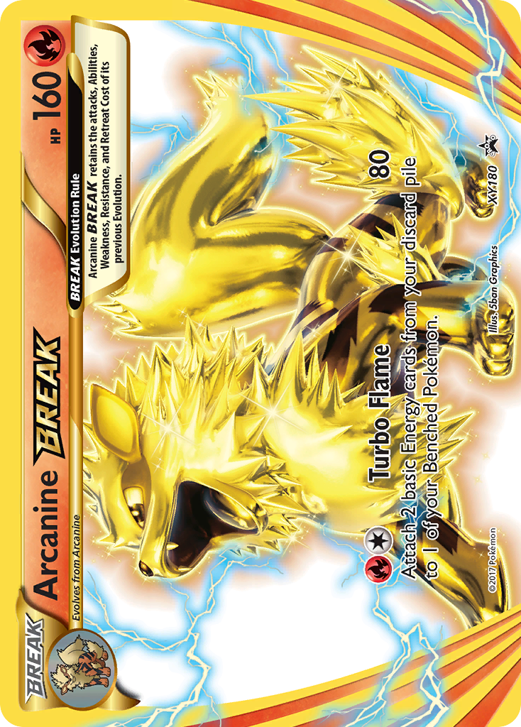 Arcanine BREAK (XY180) [XY: Black Star Promos] | Total Play