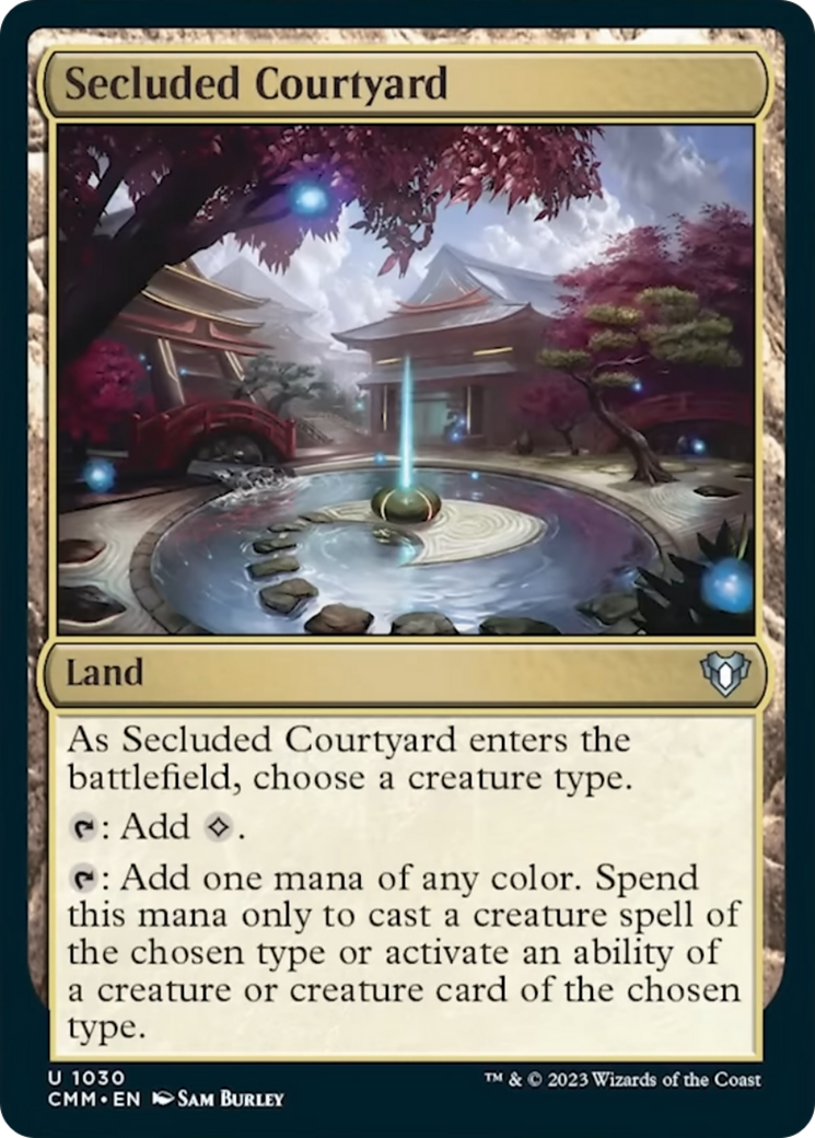 Secluded Courtyard [Commander Masters] | Total Play