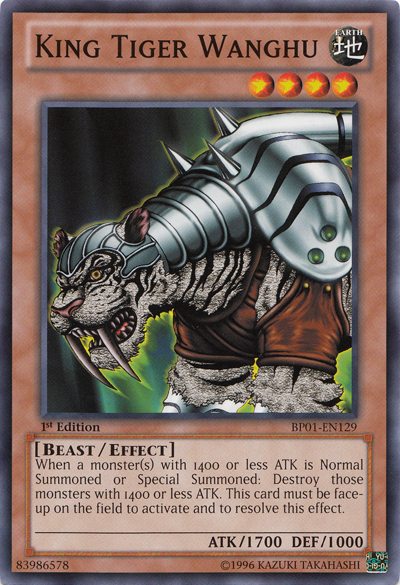 King Tiger Wanghu [BP01-EN129] Common | Total Play
