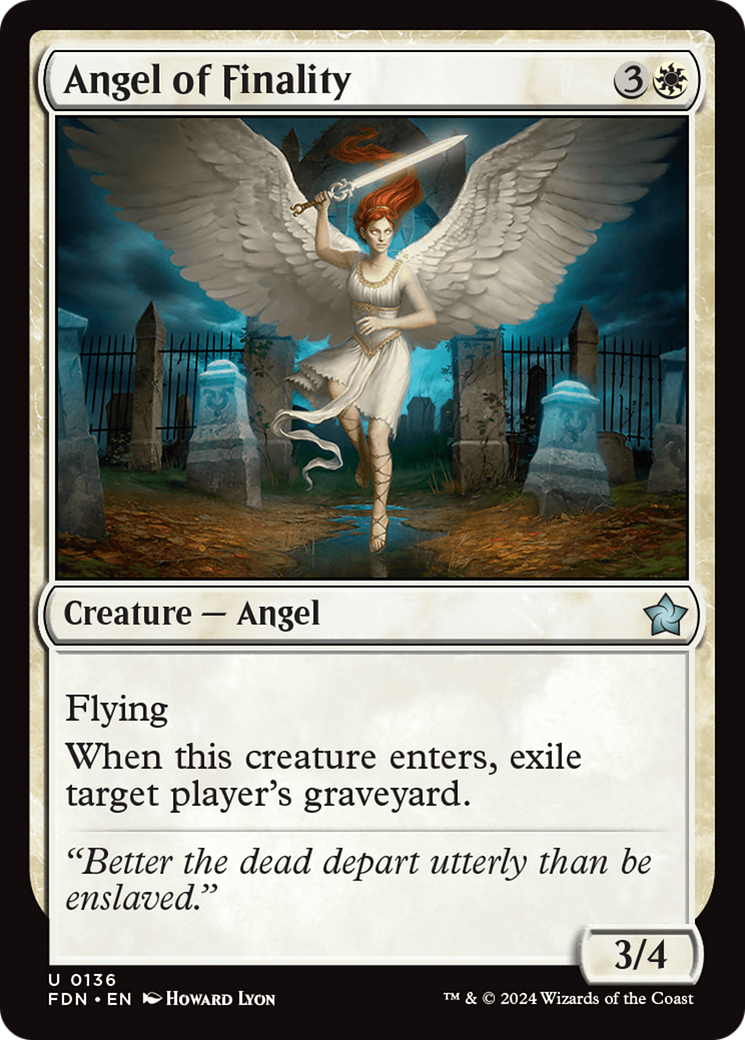 Angel of Finality [Foundations] | Total Play