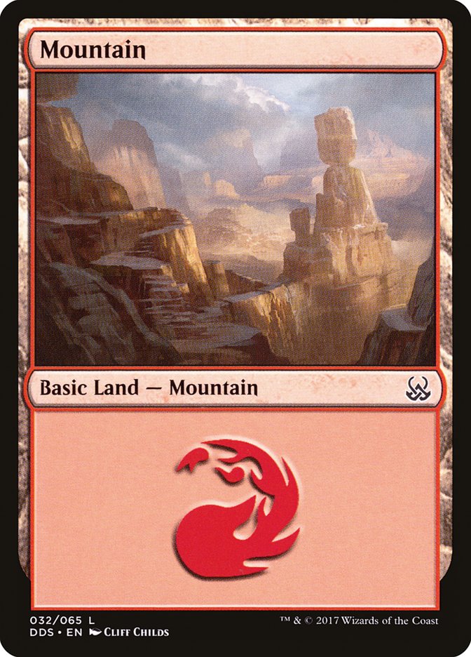 Mountain (32) [Duel Decks: Mind vs. Might] | Total Play