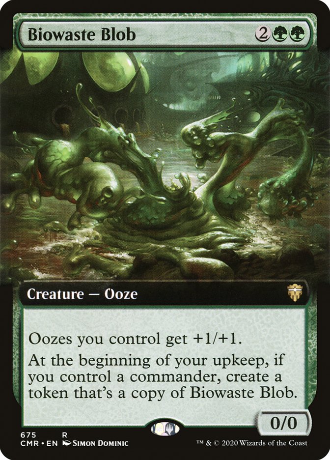 Biowaste Blob (Extended Art) [Commander Legends] | Total Play