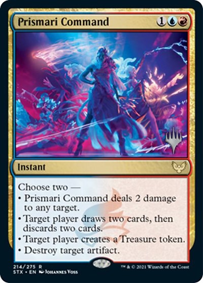 Prismari Command (Promo Pack) [Strixhaven: School of Mages Promos] | Total Play
