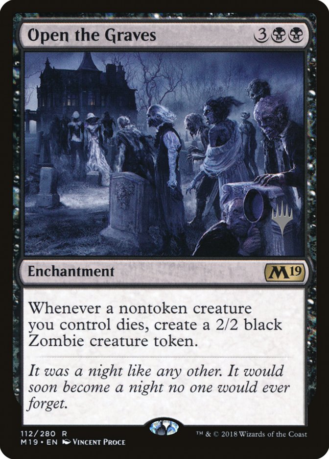 Open the Graves (Promo Pack) [Core Set 2019 Promos] | Total Play
