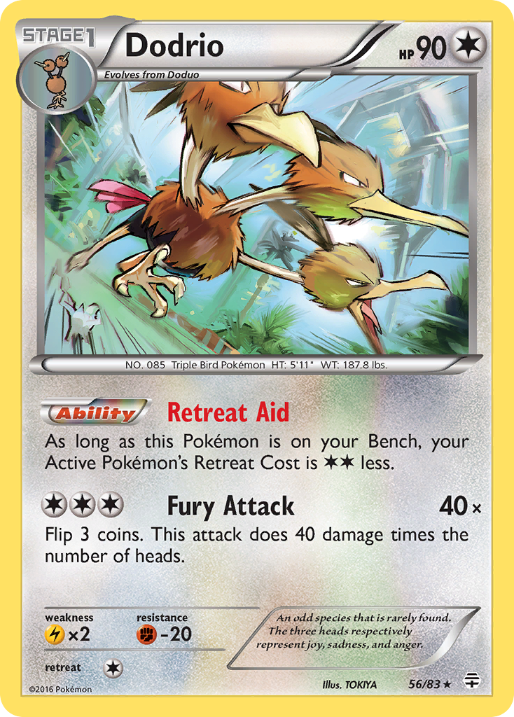 Dodrio (56/83) [XY: Generations] | Total Play