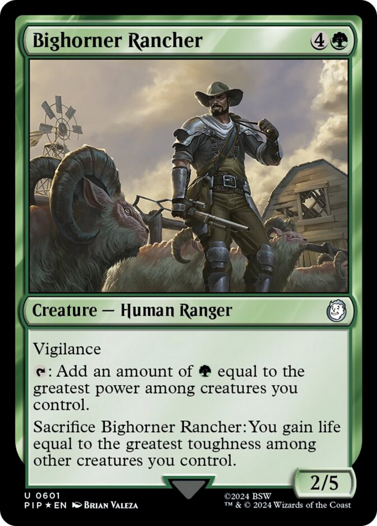 Bighorner Rancher (Surge Foil) [Fallout] | Total Play