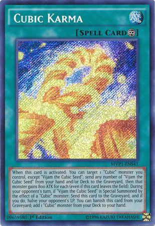 Cubic Karma [MVP1-ENS41] Secret Rare | Total Play