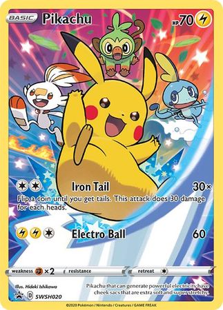 Pikachu (SWSH020) [Sword & Shield: Black Star Promos] | Total Play