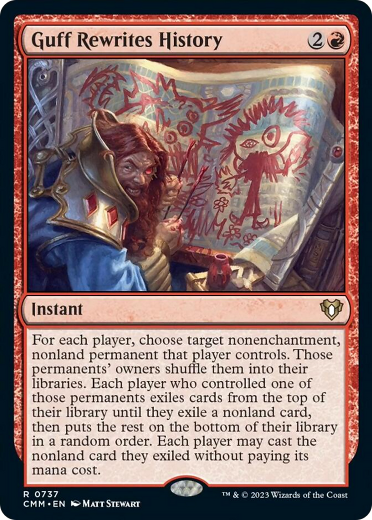 Guff Rewrites History [Commander Masters] | Total Play