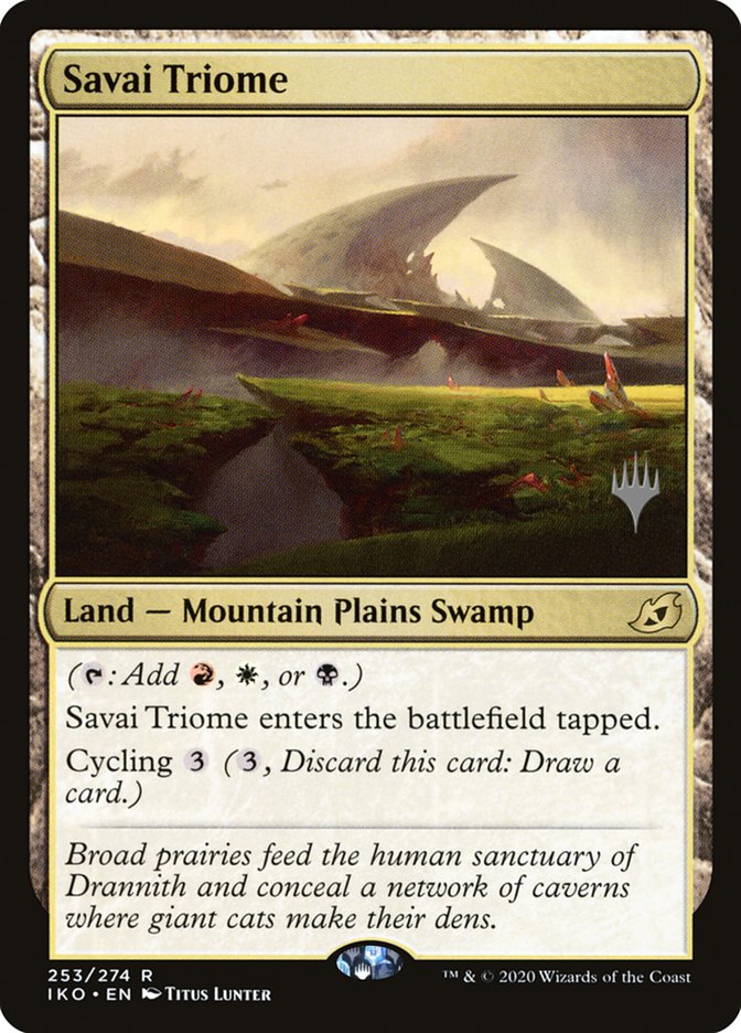 Savai Triome (Promo Pack) [Ikoria: Lair of Behemoths Promos] | Total Play