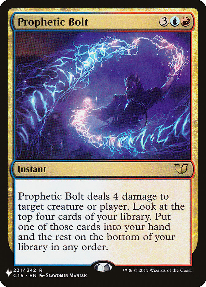 Prophetic Bolt [The List] | Total Play